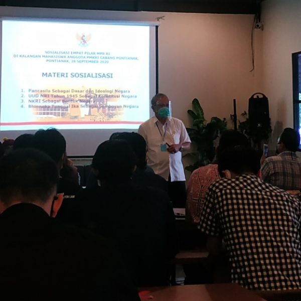 Gandeng PMKRI Pontianak, Anggota DPR RI Asia Sidot Lakukan Sosialisasi Empat Pilar Kebangsaan