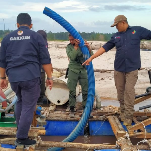 Tim Gabungan Hentikan Tambang Ilegal di Cagar Alam Mandor Kalimantan Barat