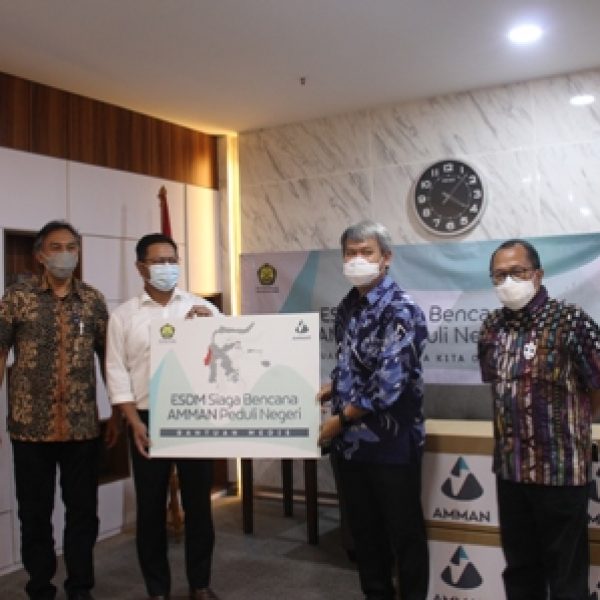 Amman Mineral Dukung Masyarakat Terdampak Bencana Sulbar Melalui ESDM Siaga Bencana