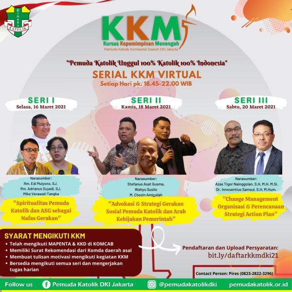 Pemuda Katolik DKI Jakarta Siap Gelar KKM Secara Daring