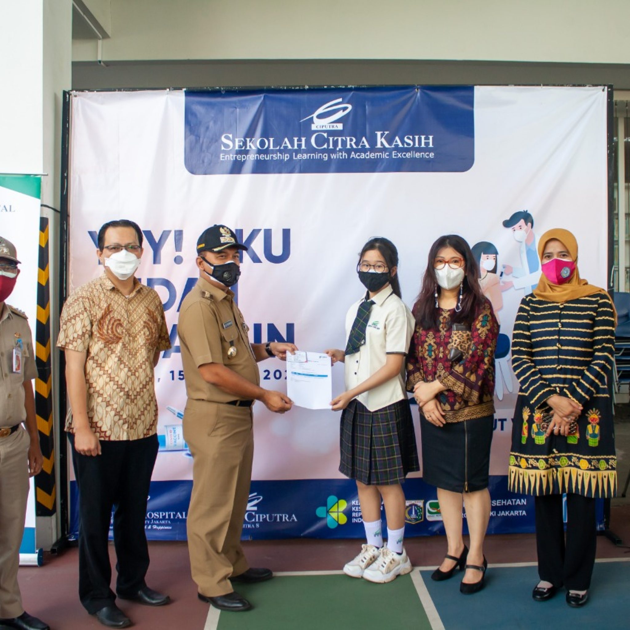 SEKOLAH CITRA KASIH JAKARTA GELAR VAKSINASI KEPADA 478 PESERTA DIDIK