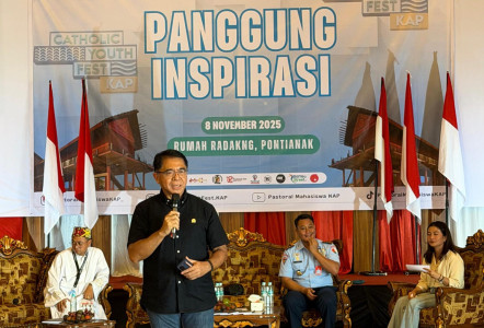 Hadiri Catholic Youth Fest 2025, Sibarani ;  Anak Muda Pelopor Kemajuan Kalbar