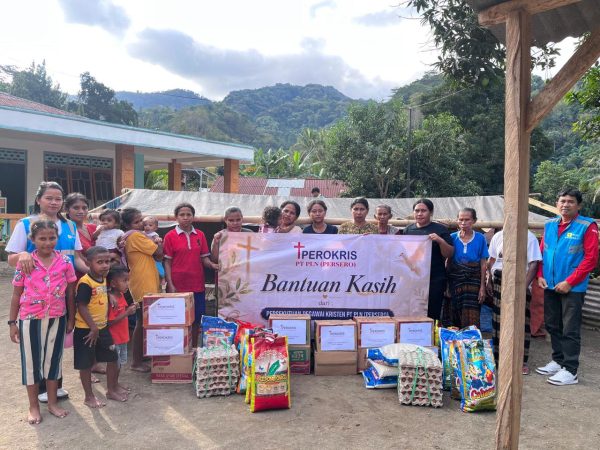 Pasca Gempa Flores, Perokris PT PLN UIW NTT Salurkan Bantuan Kemanusiaan di Kabupaten Ende